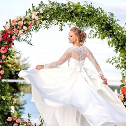 Оформление арки на свадьбу Оформление арки на свадьбу